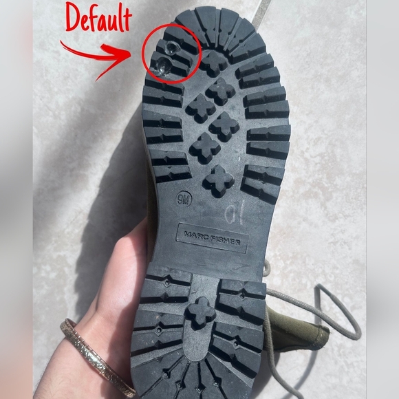 Marc Fisher Green Suede Boots with High-Top Design - Picture 6 of 11